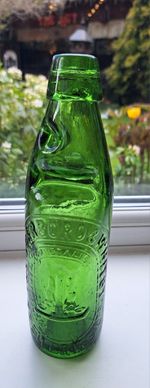 10OZ Emerald Green Scarborough Codd Bottle