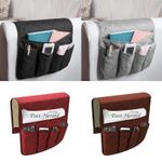 5 Pocket Sofa Chair Arm Rest Organiser Tray Armchair Caddy Storage Holders