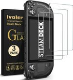 3 Pack Tempered Glass Screen Protector For Steam Deck
