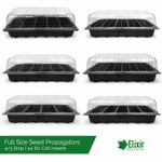 Full Size Seed Trays Greenhouse | Optional Lids | Cell Packs 24,40,60,5 Strip