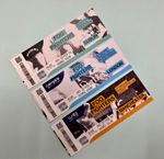 REPLICA FOO FIGHTERS SOUVENIR TICKET STUB FEB 26 - DUBLIN-LONDON-MANCHESTER