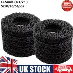 5-50x 115mm 4.5" Poly Strip Wheel Discs Paint Rust Remove Abrasive Angle Grinder