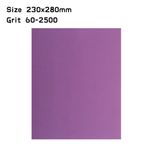 For Wood Metal A4 Wet & Dry Sandpaper Sand Paper Waterproof Sheets 60-2500 Grit