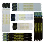 Saxton 30pc T Shank Jigsaw Blades Set Wood & Metal fit Bosch, Dewalt, Makita etc