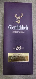 RARE Glenfiddich 26 Year Old Excellence Whisky Empty Box