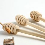 Wooden Honey Mixing Stirrer 3 Pcs 3 Inch Mini Honey Dipper Sticks 