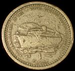 Gibraltar One Pound 1994 Elizabeth II Royal Visit Scarce Coin WCA C180