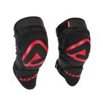 NEW ACERBIS SOFT ADULT X KNEE GUARDS BLACK RED PAD MOTOCROSS MX BMX MTB GEL BIKE