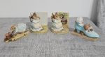 VINTAGE.4×THE WORLD OF BEATRIX POTTERS FIGURINES.1997/2009