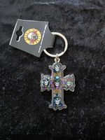 GUNS N' ROSES - APPETITE FOR DESTRUCTION  METAL KEYCHAIN  OFFICIAL BAND MERCH