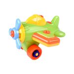 Reusable Plane Assemble Toy for Kids 3D Puzzle Educational Assorted Colors