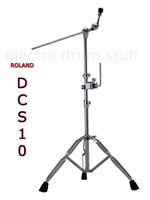 🤖🥁 ROLAND V DRUMS DCS-10 combination cymbal boom & drum stand VGC 🤖🥁