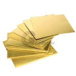 H62 Brass Sheet Plate Guillotine Offcuts 0.3mm - 10mm Thickness & Various Sizes