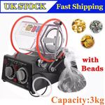 Rotary Tumbler Jewelry Polisher Finisher Tumbling Machine Stone Polishing 3kg