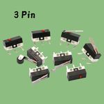Mini Micro Limit Switch Ultra Small 1A 125V AC Mouse Button or Lever 3D Printer