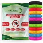 Mosquito Repellent Bracelet 12x Natural Waterproof Deet-Free Non-Toxic