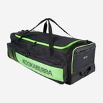2026 Kookaburra Cricket 4500 Wheelie Bag Black / Green Size 92 x 33 x 30cm