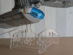 iDISPLAYIT 2 in 1 Clear Acrylic STAND for LEGO Star Trek ENTERPRISE D Set 10356