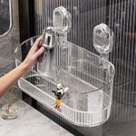 Bathroom Storage Rack Heavy Duty Plastic Storage for Bathroom Accessories Holder