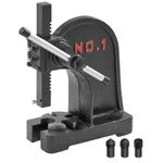 VEVOR Arbor Press 1 Ton Manual Desktop Press Lever Mountable Bearings Cast Iron