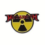 Megadeth band metal pin badge brooch brand new YELLOW BLACK