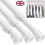 Heavy Duty Extendable Telescopic Shower Curtain Pole Rail Rod Bath Door Window