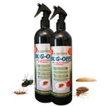 Multi-Mite 2 X 500ml BUG-OFF! Bed Bug & Carpet Moth Sprays 7 Days Residual Kills