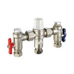 Reliance 22mm HEAT110625 Heatguard Dual TMV2/3 4 in 1 Thermostatic Mixing Valve