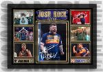 Josh Rock 'Rocky' PDC Darts A4/A3 Memorabilia/Collectable signed #322