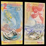 Eastern Caribbean $2 Banknote World Paper Money UNC Currency Bill Note Dollar