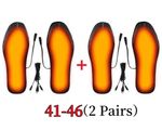 USB Rechargeable Heated Insoles by  Heated Shoe Insoles Winter Foot Warmer UK