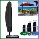 Heavy Duty Parasol Banana Umbrella Cover Cantilever Outdoor Patio Shield Oxford