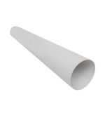 4”/100mm X 350mm Plastic Duct Round Solid Ducting Tube Pipe Ventilation