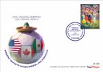 Armenia 2026 FDC Mi 1494 Sport Soccer Ball FIFA World Cup USA, CANADA, MEXICO