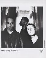 Massive Attack Photo Original Black And White Virgin Records Promotion 1990s