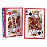 1 Pack Playing Cards Traditional Plastic Coated Deck Professional Poker Game Red