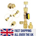 Valve Core Remover Installer Kit with Dual Size 1/4" & 5/16" Port Schrader