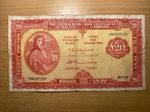 Lady Lavery  1972 Central Bank Of Ireland £20 Banknote