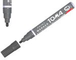 Grey Permanent Oil Based Paint Pen Car Bike Tyre Metal Marker waterproof