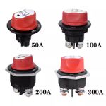 50A/100A/200A/300A Battery Isolator Switch Cut Off 12V-50V Yachts Vans Lorries