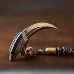 Titanium Alloy Hook Claw EDC Tool Hand Carved and Polished Multi Tool
