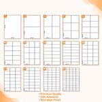 A4 White Sticky Address Labels Self Adhesive Printer Label Sheets