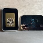 RPD Gold Flip Lighter + Tin | Resident Evil | UV Printed Design