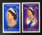 GUERNSEY 1977 MINT MNH SILVER JUBILEE SET - FREE UK P&P