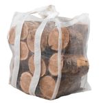 Woven Firewood Log Bag – Heavy-Duty Ventilated Drying & Storage Sack 25x40x50 cm