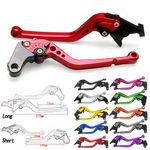 Long & Short CNC Adjustable Brake Clutch Levers For Kawasaki ZX6R 2000-04 Z1000