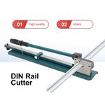DIN Rail Cutter Double Hole Rail Cutting Machine with Ruler for Cutting Rail