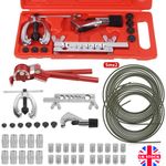 Brake Lines Repair Kit Copper Pipe Flaring Tool + 10M Brake Line 4.75mm w. Nuts