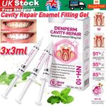 Rolimey DenPerm Cavity Enamel Filling Gel, NH-10, 3ml*3Tubes Natural Cavity Care
