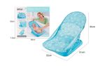 Baby Infant Bath Support Seat Foldable Chair 3 Positions Deluxe Bathing UK Blue